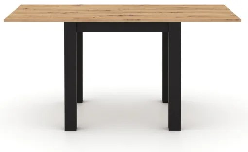 Rozkladací jedálenský stôl ZARO dub artisan/čierny