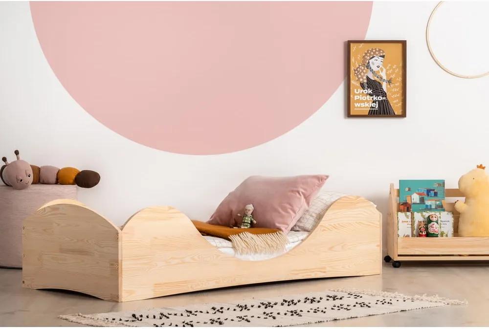 Detská posteľ z borovicového dreva Adeko Pepe Adel, 70 x 140 cm