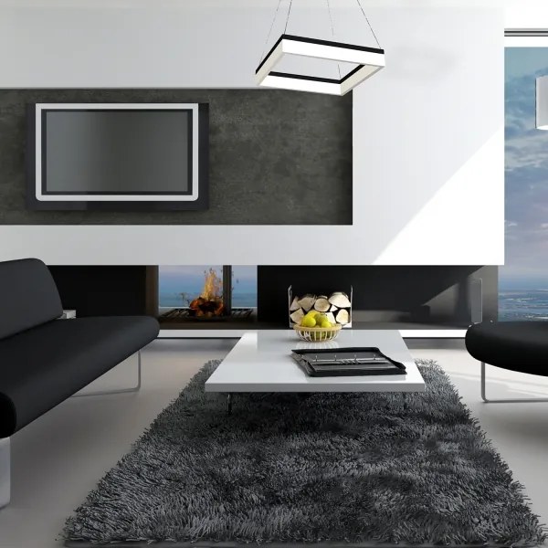 LED Luster na lanku NERO 1xLED/32W/230V