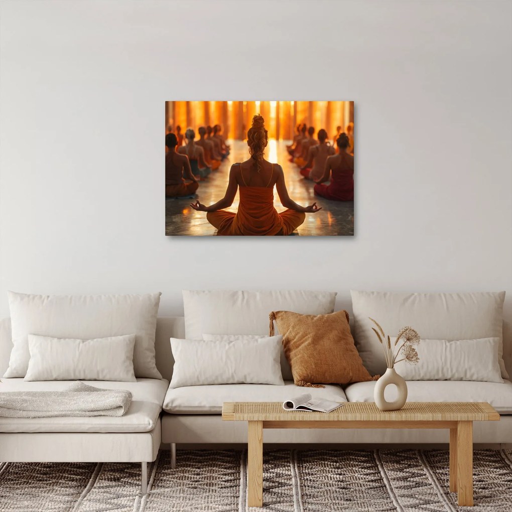 Obraz - Lekcia jogy (70x50 cm)