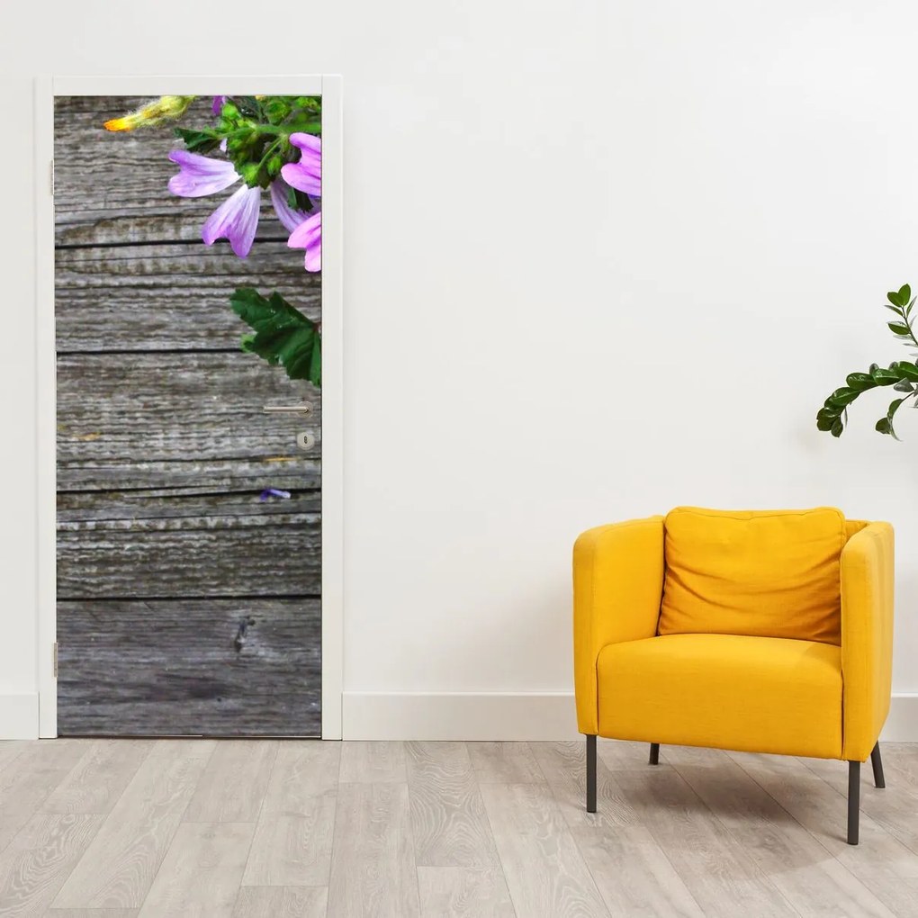 Fototapeta na dvere - Lúčne kvety (95x205cm)
