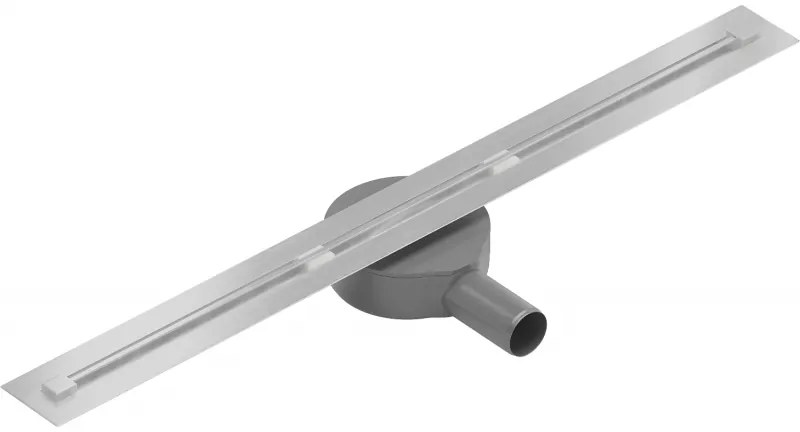 Mexen Flat Super Slim, super tenký odtokový žľab s 360° rotačným sifónom 60 cm, nerez, 1051060