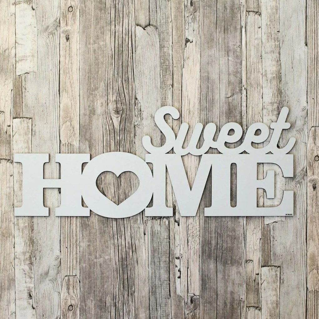 DUBLEZ | Drevená dekorácia na stenu - Sweet Home