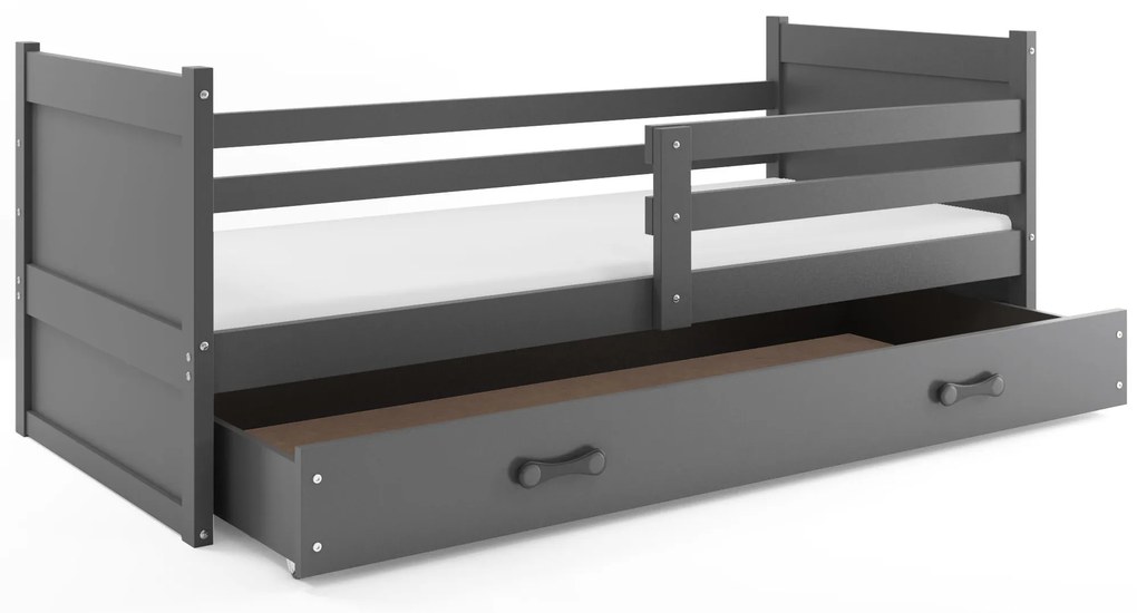 Posteľ RICO 1 200x90 grafitová