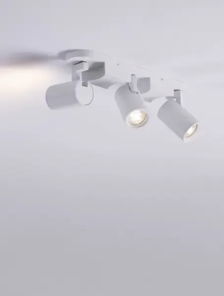 Minimalistické bodové svietidlo Esto 3 Biela