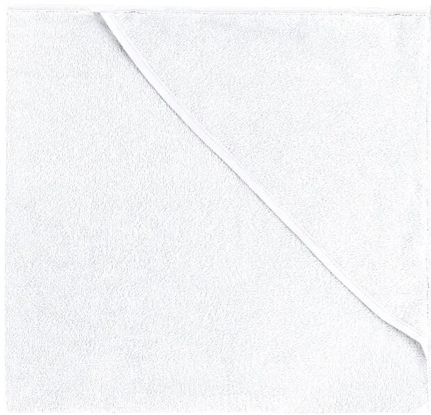 Detská froté osuška s kapucňou 80x80cm 330g biela
