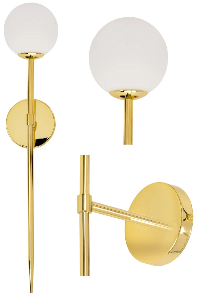 Toolight - Moderné nástenné svietidlo 52cm APP578-1W 1xG9, zlatá, OSW-08757