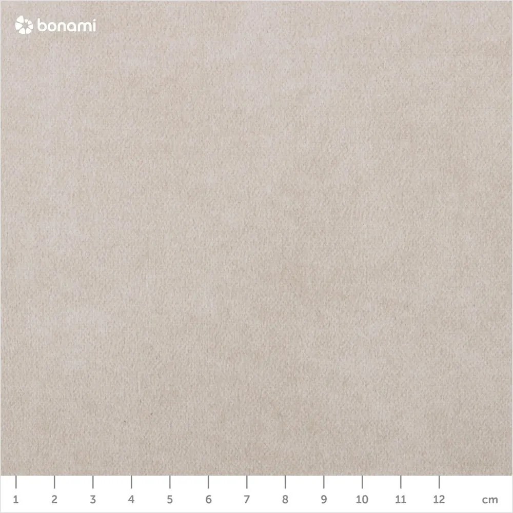 Béžová čalúnená dvojlôžková posteľ s roštom 180x200 cm Tulsa – Ropez