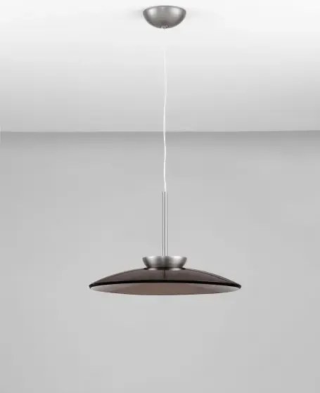 LED stmievateľný nikel-hnedý moderný luster Esti