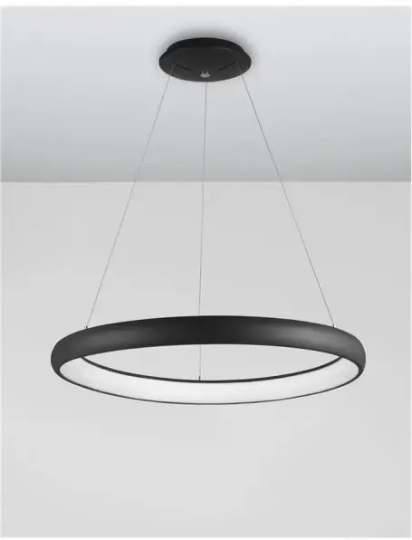 LED luster Albi 60 čierne
