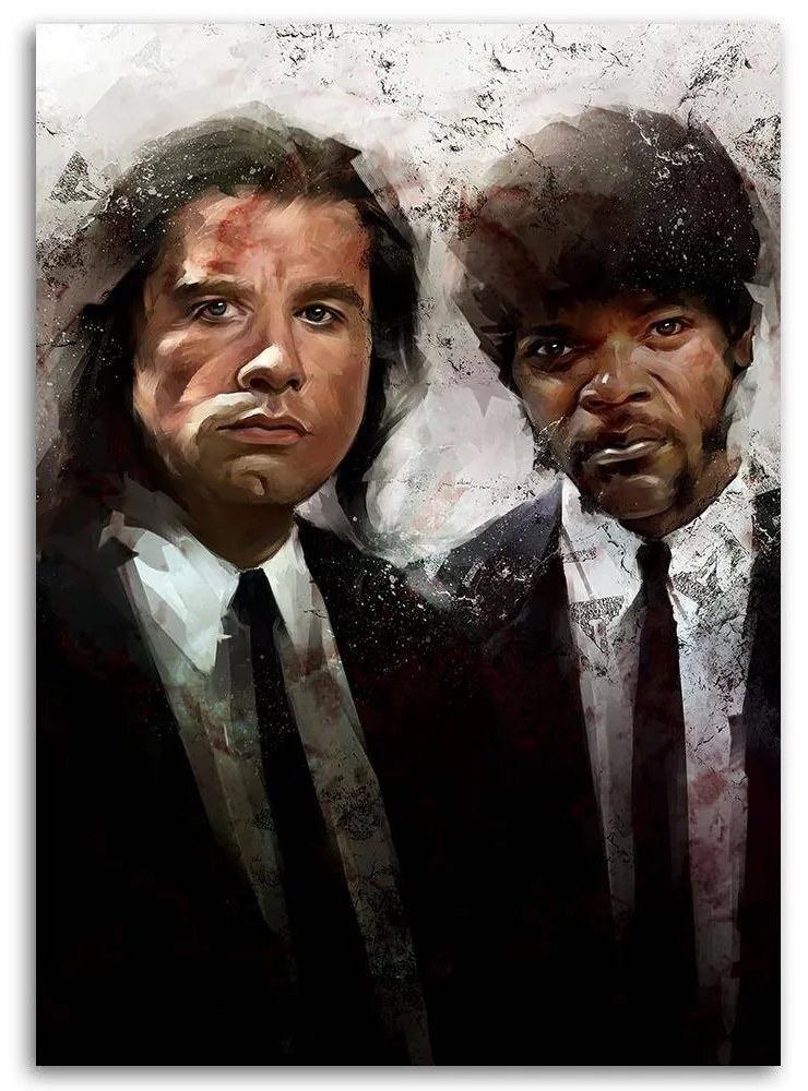 Gario Obraz na plátne Pulp Fiction, Vincent a Jules - Dmitry Belov Rozmery: 60 x 90 cm