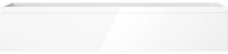 Mexen Orio, kúpeľňová skrinka 120 cm, 1 zásuvka, biela lesklá, 91A10-12023-1-BF00