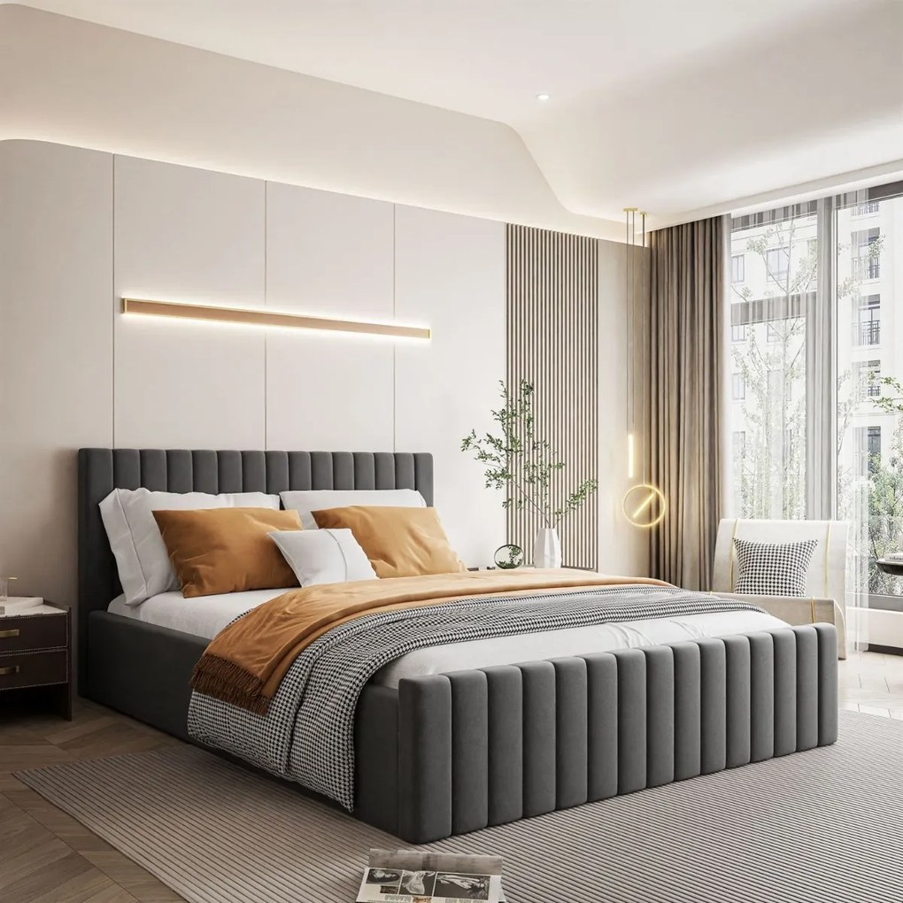 ČALÚNENÁ JEDNOLÔŽKOVÁ POSTEĽ BETHANY 120x200