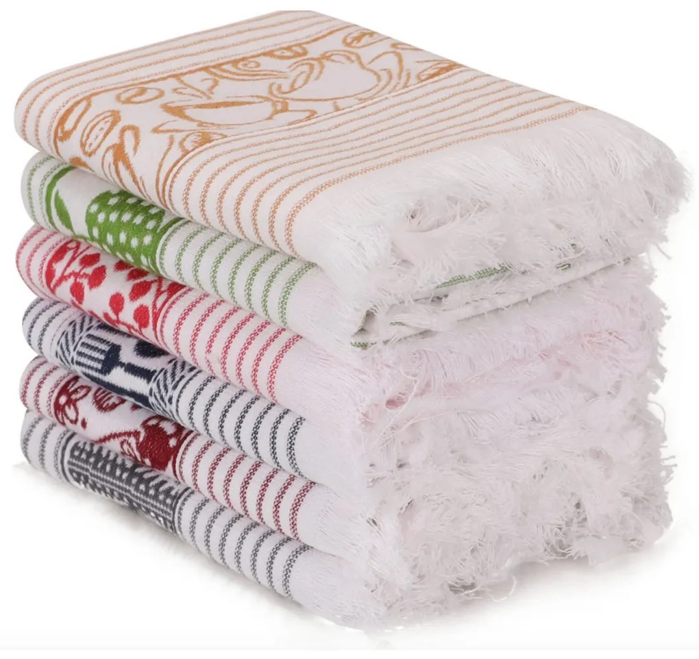 Súprava uterákov UMPASO I 6 ks 40x60 cm mix farieb