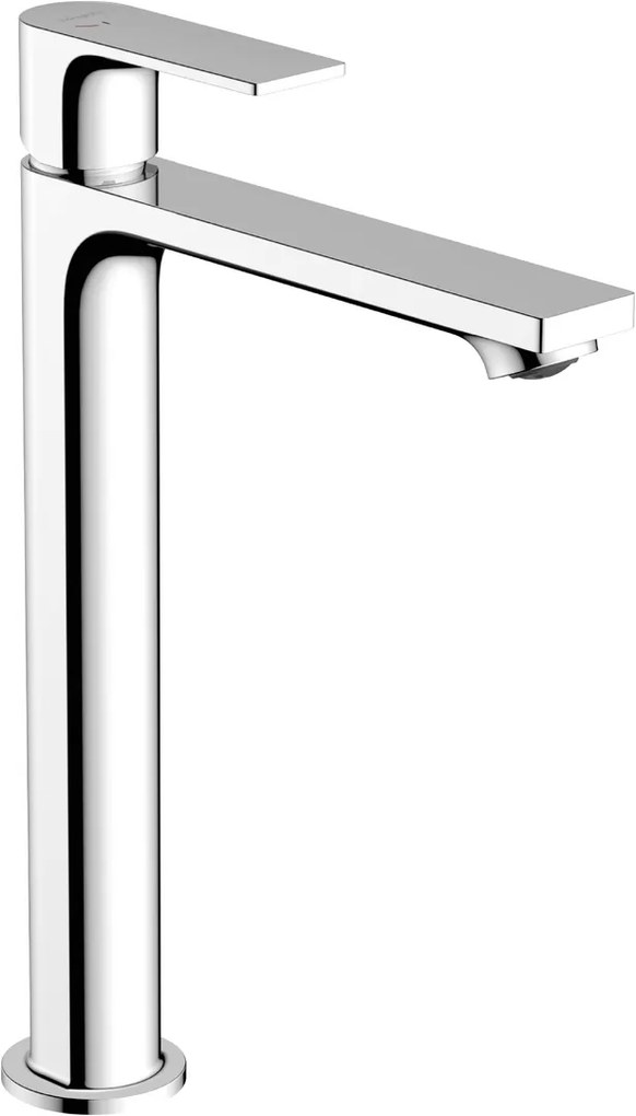 Hansgrohe Rebris E, vysoká umývadlová batéria 240 s odtokovou súpravou s tiahlom, CoolStart, chrómová, HAN-72581000