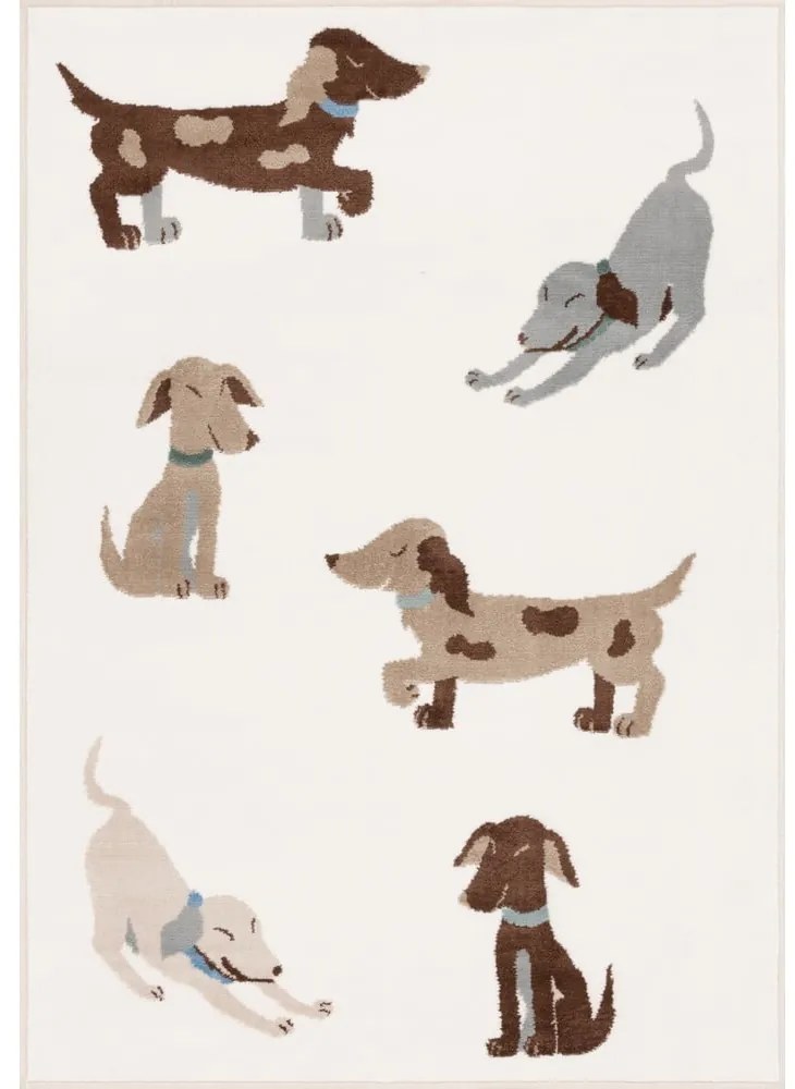Slonovinový detský koberec 80x150 cm Dogsie Pearl – FD