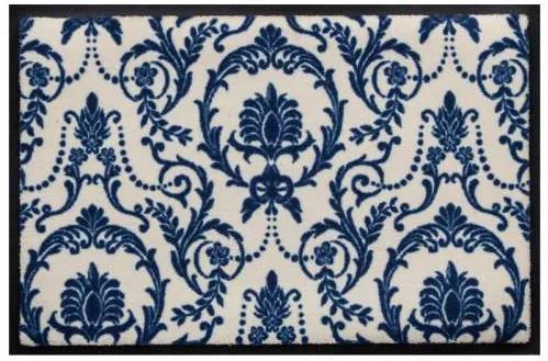 Ozdobná premium rohožka - modrý barok (Vyberte veľkosť: 100*70)