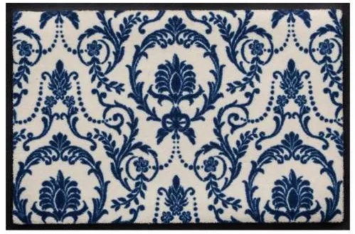 Ozdobná premium rohožka - modrý barok (Vyberte veľkosť: 85*55 cm)