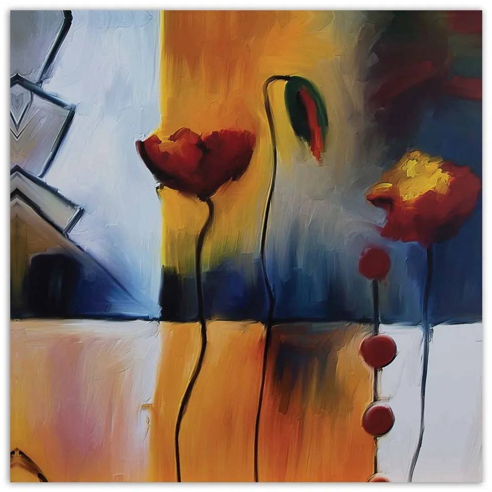Gario Obraz na plátne Dva maky a púčik Rozmery: 40 x 40 cm