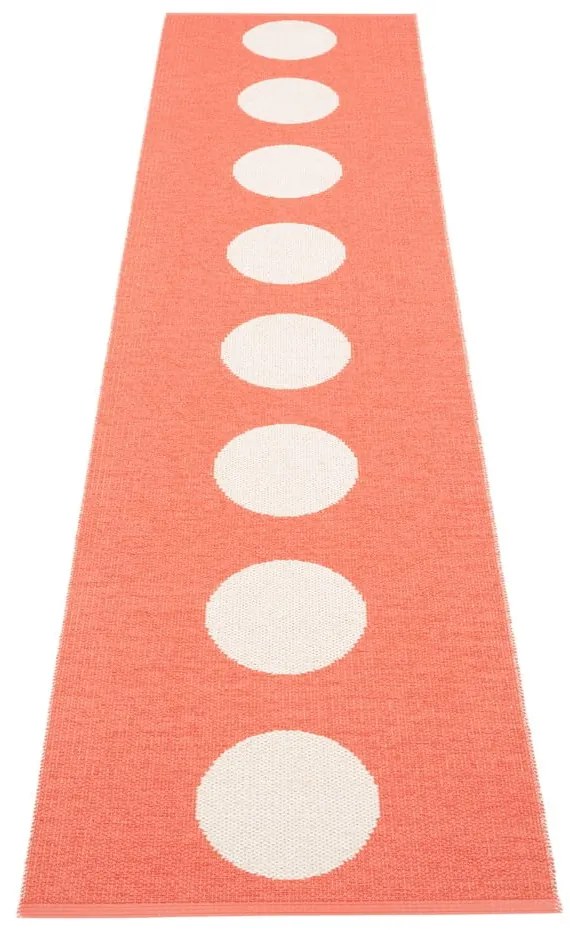 Vnútorný a vonkajší behúň v lososovej farbe 70x300 cm Vera Flamingo – Pappelina