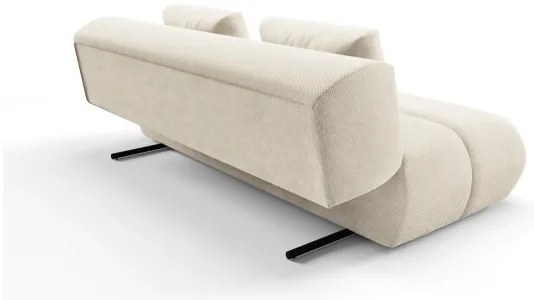 Rozkladacia trojmiestná pohovka FANO krémová