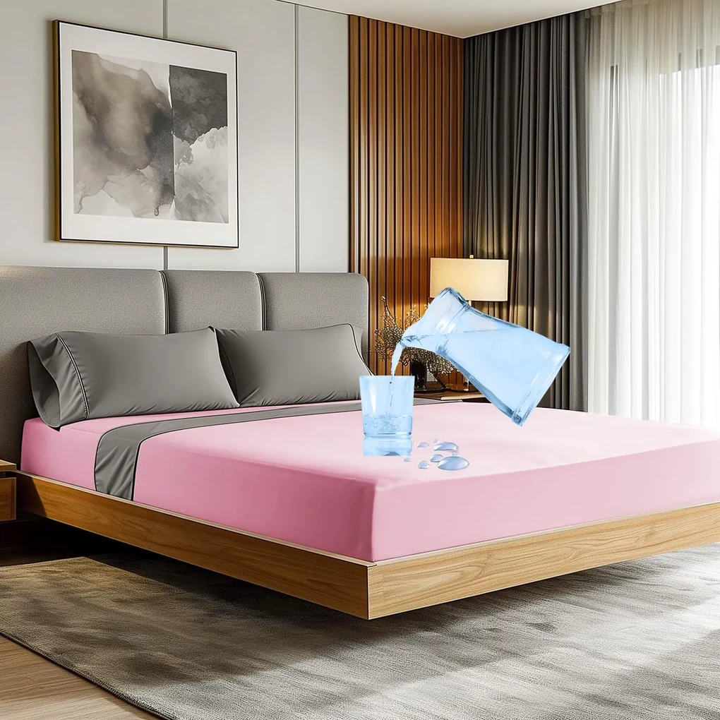 DETSKÉ NEPRIEPUSTNÉ JERSEY PRESTIERADLO SG 005 70X140 CM SVETLORUŽOVÁ