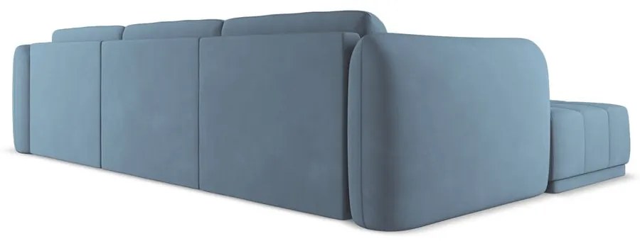 Svetlomodrá rohová pohovka (ľavý roh) Hoku – Makamii