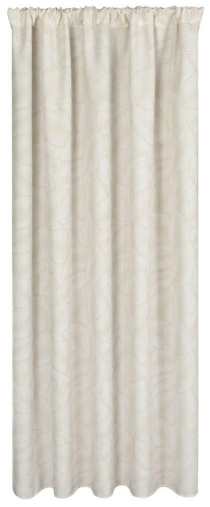 ZÁHRADNÝ VODEODOLNÝ ZÁVES NA PÁSKE GARDEN 155X200 CM LISTY