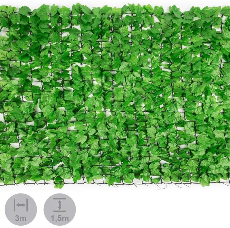 Blumfeldt Fency Bright Ivy, zástena, ochrana pred pozorovaním, ochrana pred vetrom, 300 x 150 cm, brečtan, svetlozelená