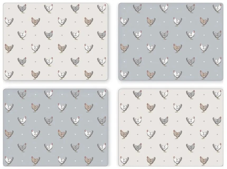 Korkové prestieranie 4 ks 29x21 cm Farmers Kitchen - Cooksmart ®