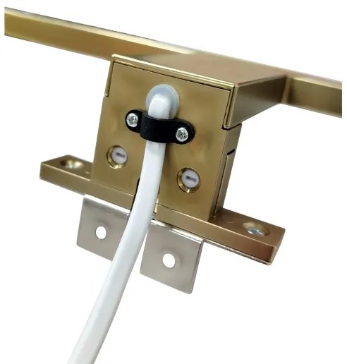 LED Kúpeľňové osvetlenie zrkadla LED/8W/230V 4000K 50 cm IP44 matná zlatá