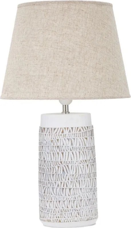 Béžová stolová lampa s textilným tienidlom (výška 60,5 cm) Nairobi – Mauro Ferretti