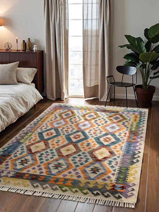Koberec Hanse Home Kamal Oasis krémový / viacfarebný