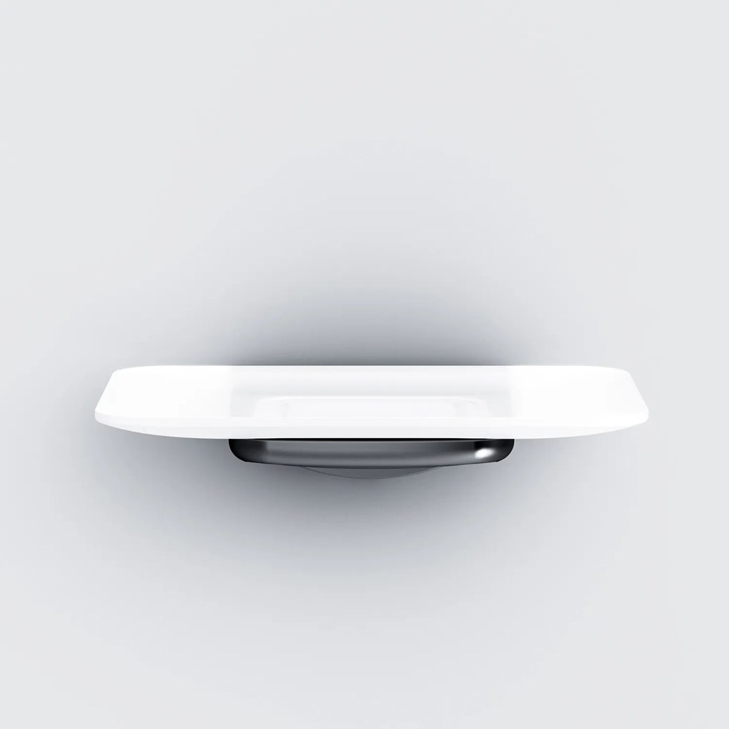 Miska na mydlo AM.PM Inspire 2.0 AIB34222 nástenná, sklo, čierna