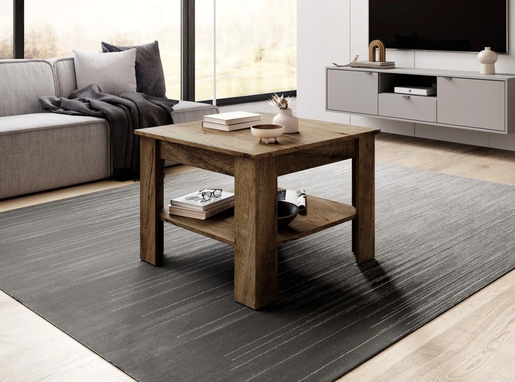 Konferenčný stolík Minivas 67 cm dub bourbon