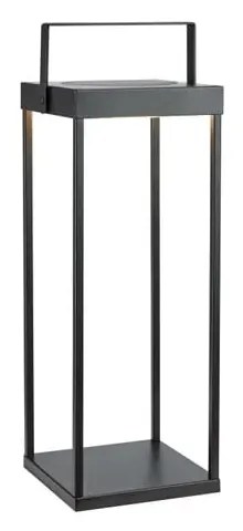 Čierny vonkajší solárny LED lampáš na USB (výška 53 cm) Pure – Markslöjd