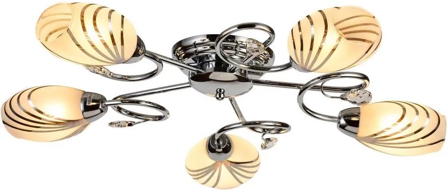 Brilagi - Prisadený luster MEGAPOLIS 5xE14/60W/230V lesklý chróm