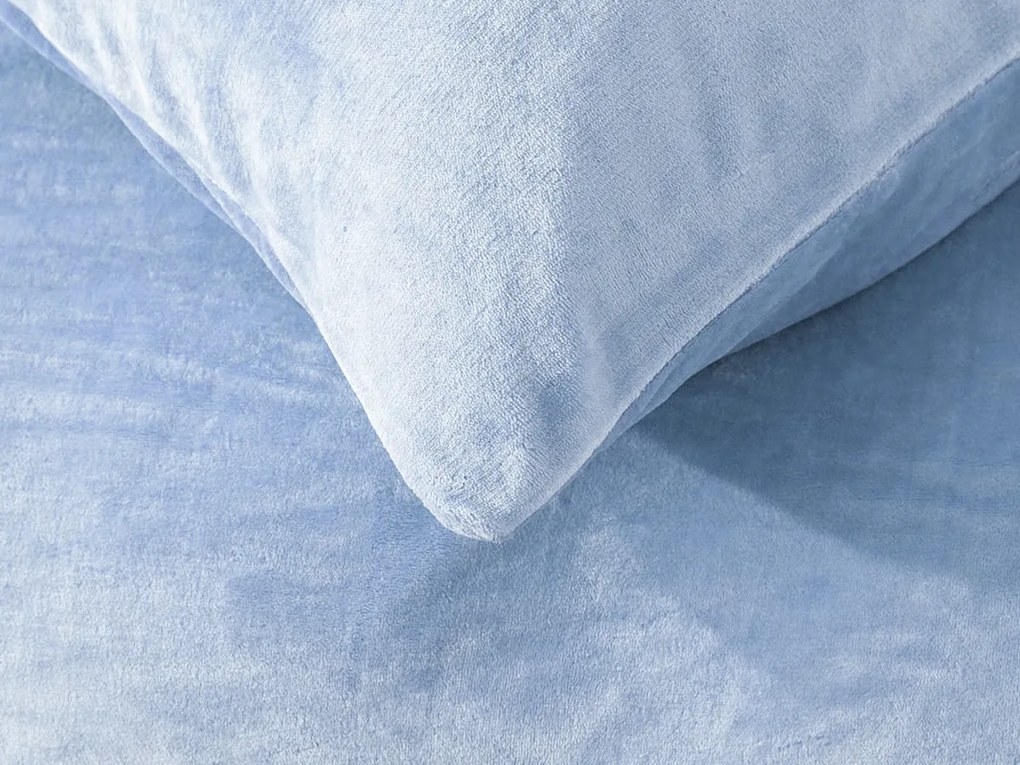 XPOSE® Mikroplyšové obliečky JORGA Exclusive - svetlo modré