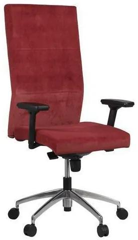 Kancelárska stolička Vertika, tmavo červená