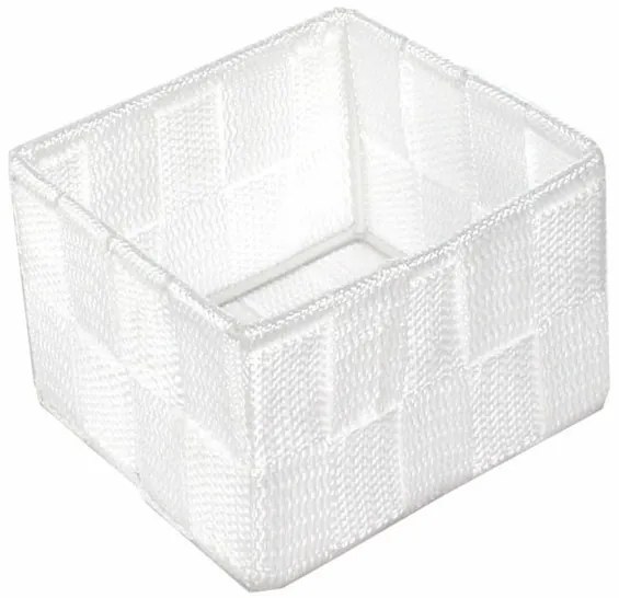 Úložný organizér Compactor TEX 12 x 12 x 7 cm, biela