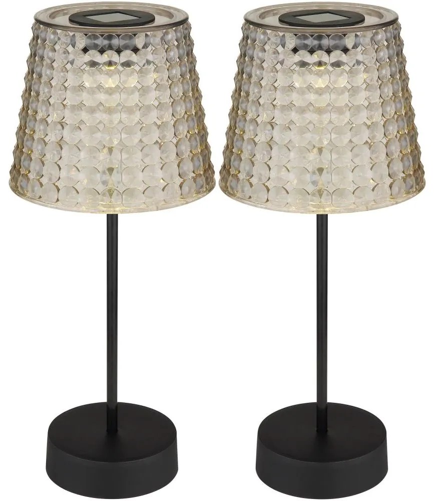 Globo 36634-2S - SADA 2x LED Solárne svietidlo SOLAR LED/0,06W/3V IP44 šedá