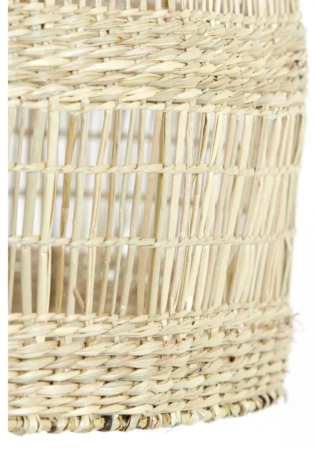 Závesné svietidlo v prírodnej farbe s tienidlom z morskej trávy ø 50 cm Sagar – Light &amp; Living