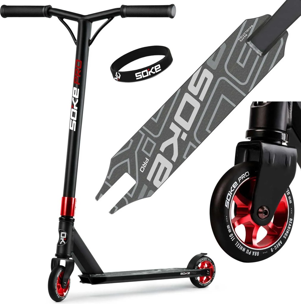 Hulajnoga SOKE PRO red
