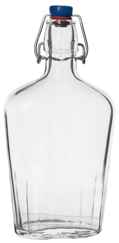 Sklenená fľaša s clip uzáverom Bianco 0,5 l