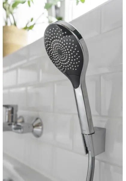 WENKO 24921100 - Sprchová hlavica WATERSAVING SYSTEM 12x12 cm lesklý chróm/šedá