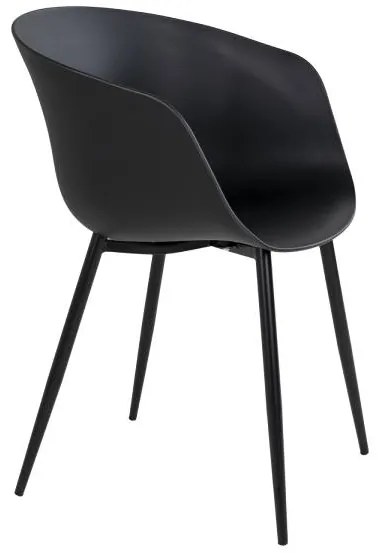 Roda záhradná stolička čierna