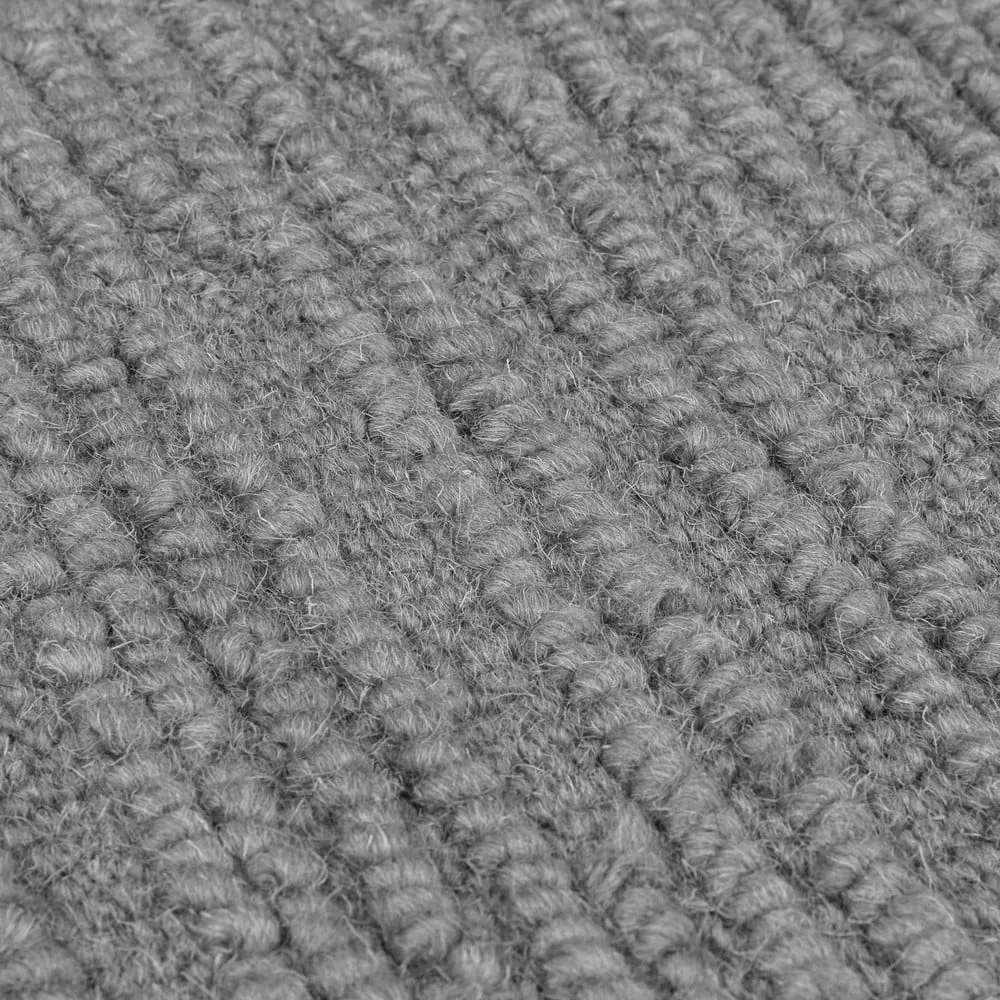Sivý ručne tkaný vlnený koberec 160x230 cm Harris Boucle – Flair Rugs
