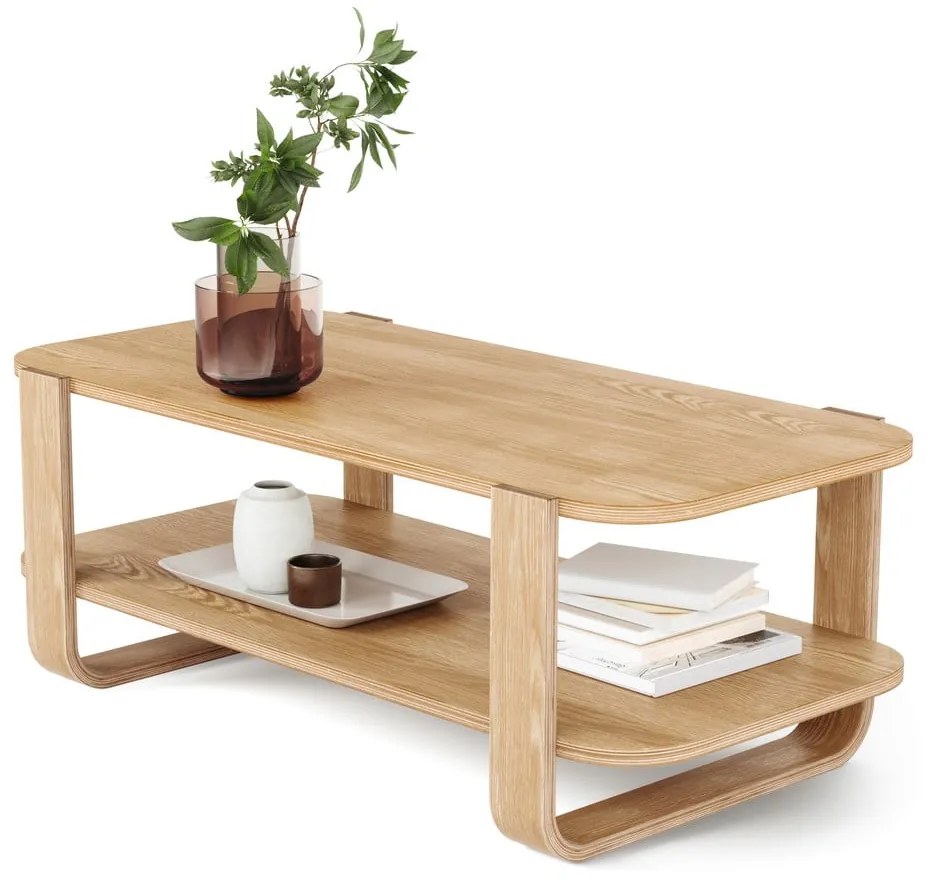 Konferenčný stolík z eukalyptového dreva v prírodnej farbe 55x109 cm Bellwood - Umbra