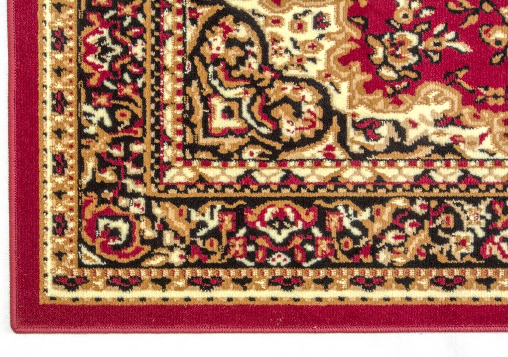Spoltex, Koberec behúň na mieru Samira New 12001-011, šíre 120 cm, červená, chodba / predsieň