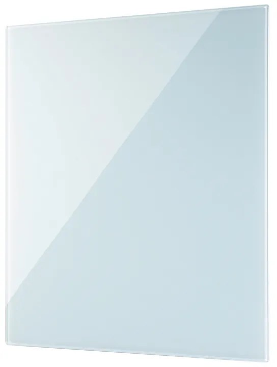 Sklenená magnetická tabuľa na stenu, 480 x 480 mm, biela